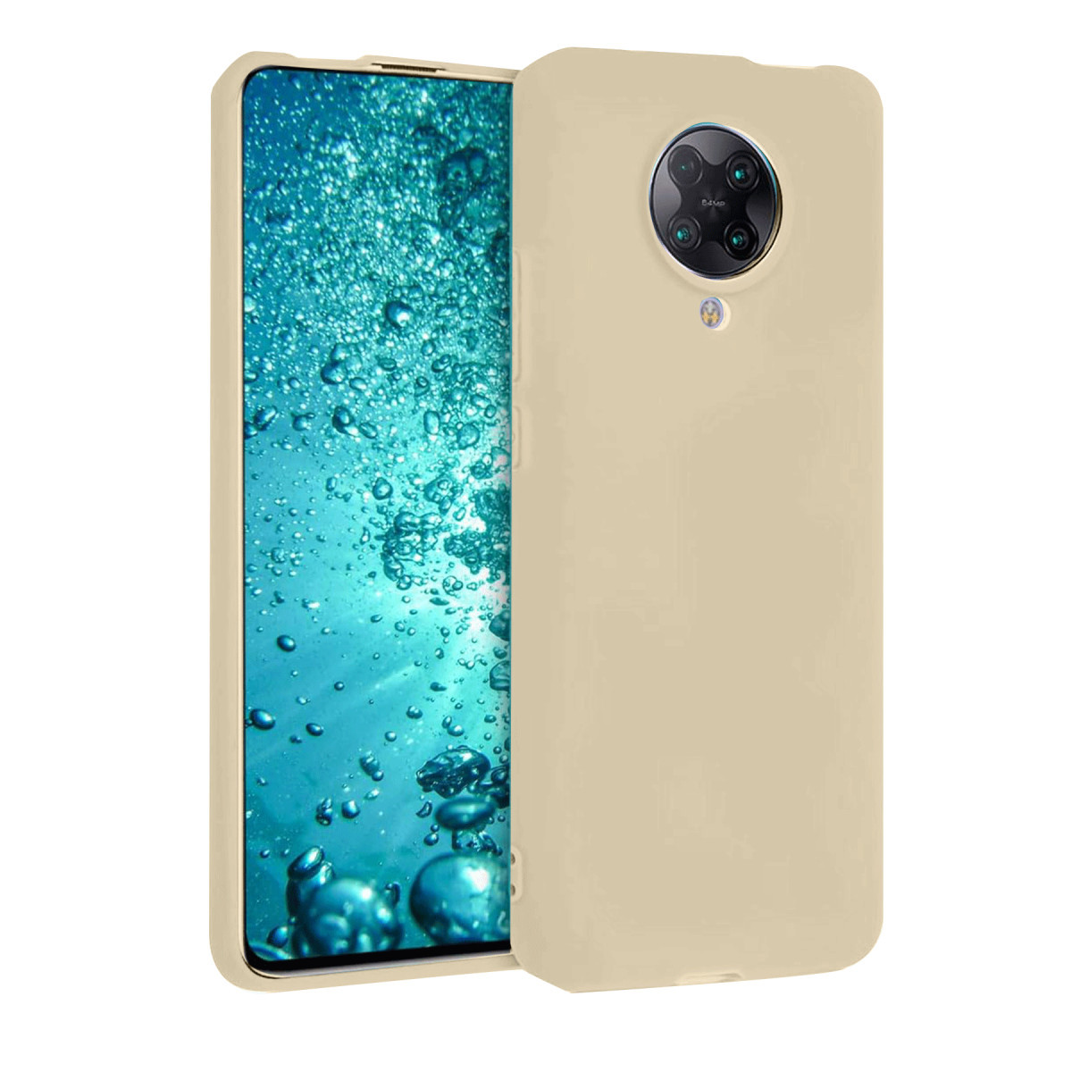 Newface Xiaomi Redmi K30 Pro Kılıf Nano içi Kadife Silikon - Kemik — görsel 5
