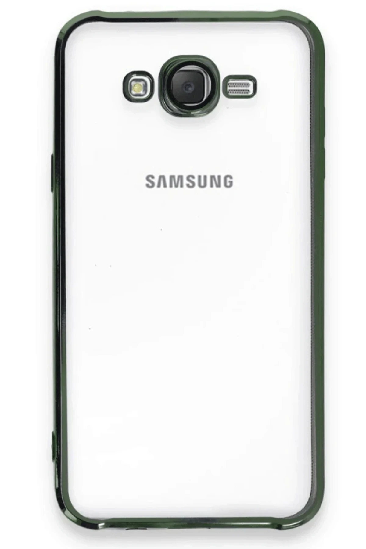Newface Samsung Galaxy J7 Kılıf Razer Lensli Silikon - Yeşil — görsel 2