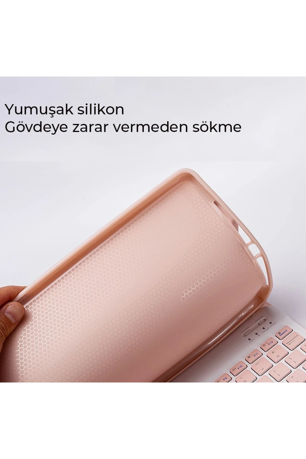 Newface Xiaomi Redmi Pad SE Kılıf KC01 Smart Klavyeli Tablet Kılıfı - Siyah — görsel 4