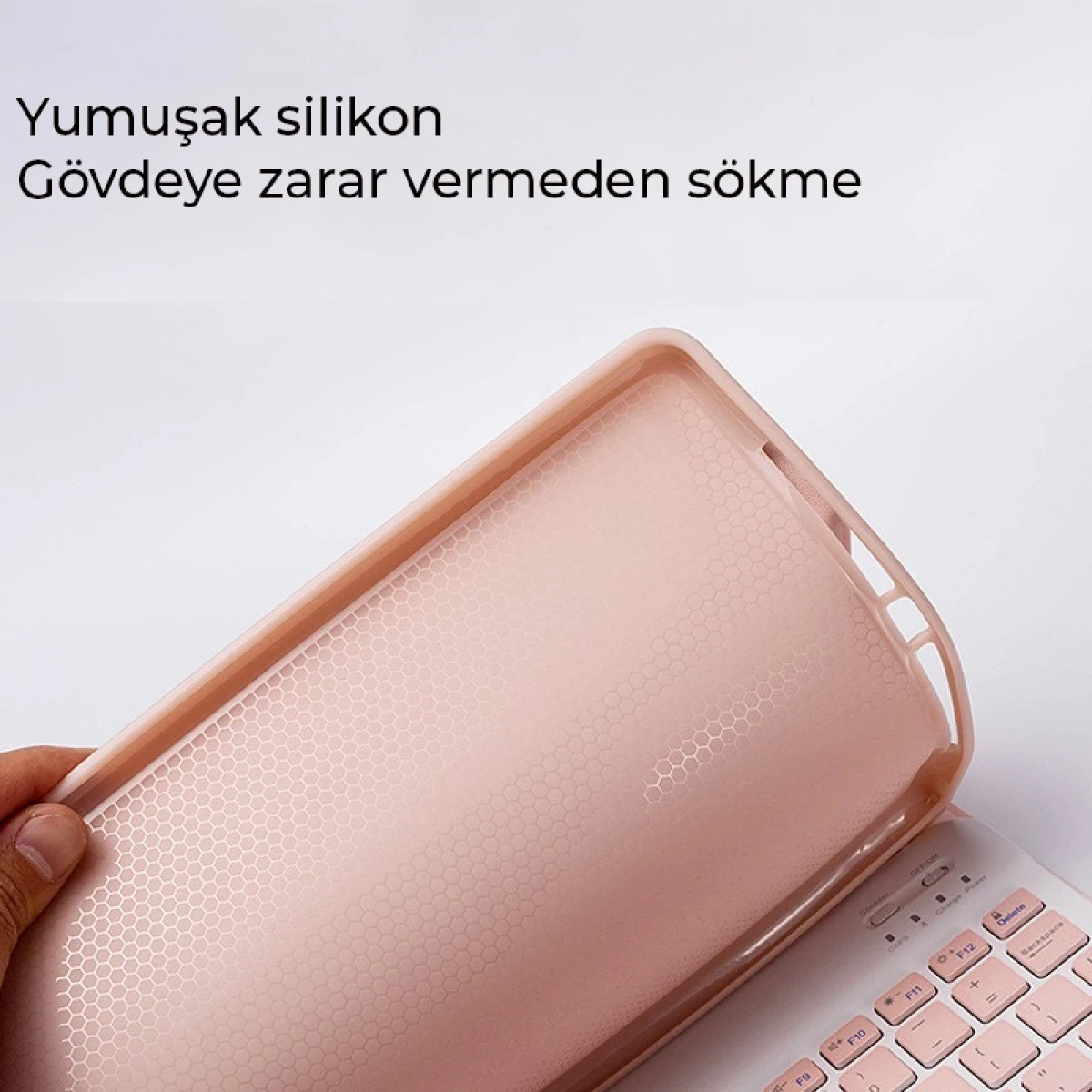 Newface Xiaomi Redmi Pad SE Kılıf KC01 Smart Klavyeli Tablet Kılıfı - Siyah — görsel 8