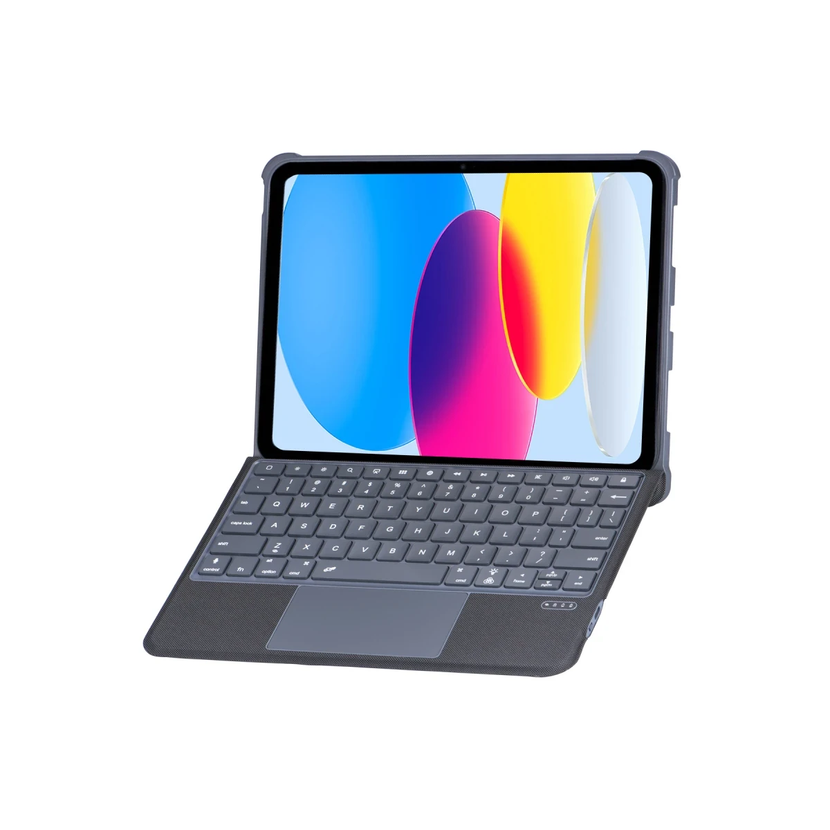 Newface Apple T5508D iPad 2022 10.9 (10.Nesil) Kılıf Palermo Ledli Klavyeli Standlı Tablet Kılıfı - Siyah — görsel 6