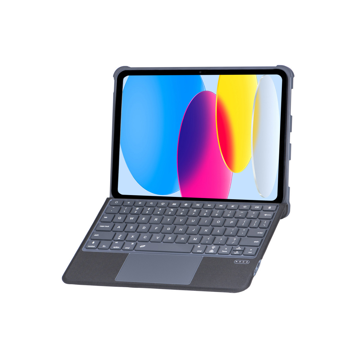 Newface Apple T5508D iPad 2022 10.9 (10.Nesil) Kılıf Palermo Ledli Klavyeli Standlı Tablet Kılıfı - Siyah — görsel 11