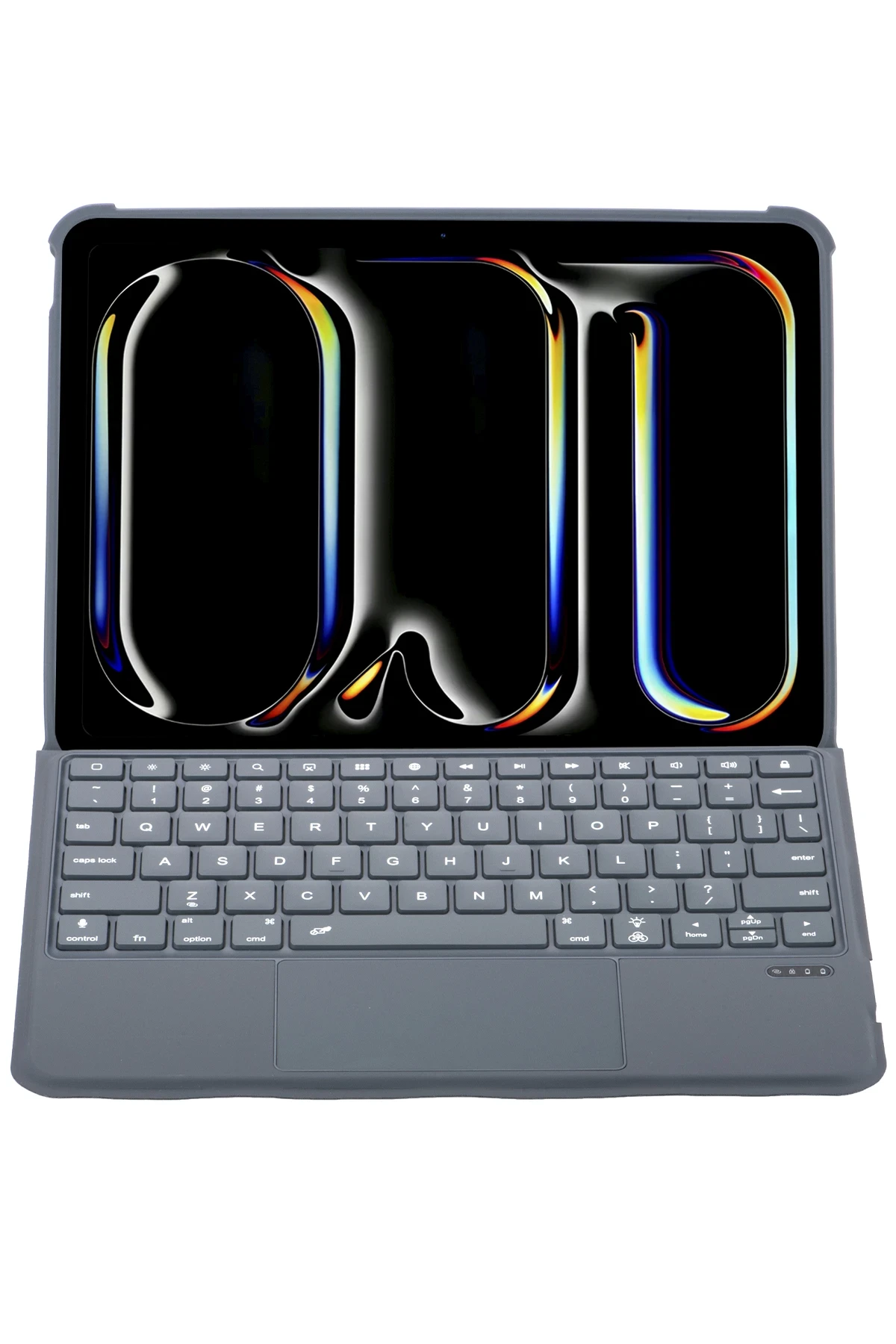 Newface Apple T5507D iPad Pro 11 (2022) Kılıf Palermo Ledli Klavyeli Standlı Tablet Kılıfı - Siyah