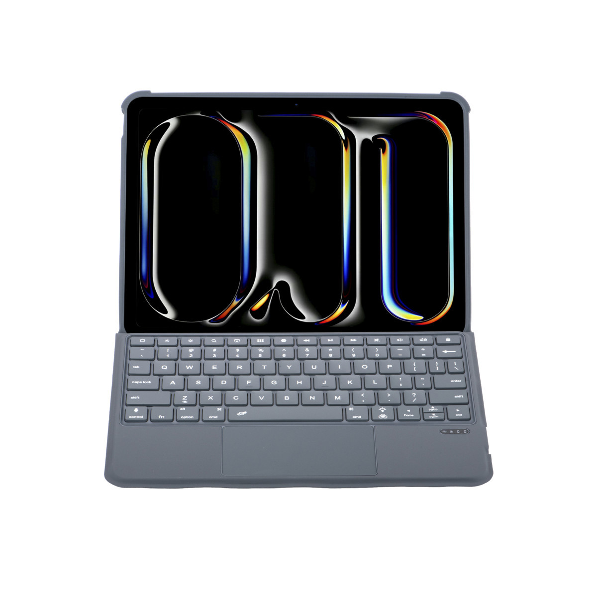 Newface Apple T5504D iPad Pro 11 (2024) Kılıf Palermo Ledli Klavyeli Standlı Tablet Kılıfı - Siyah — görsel 11
