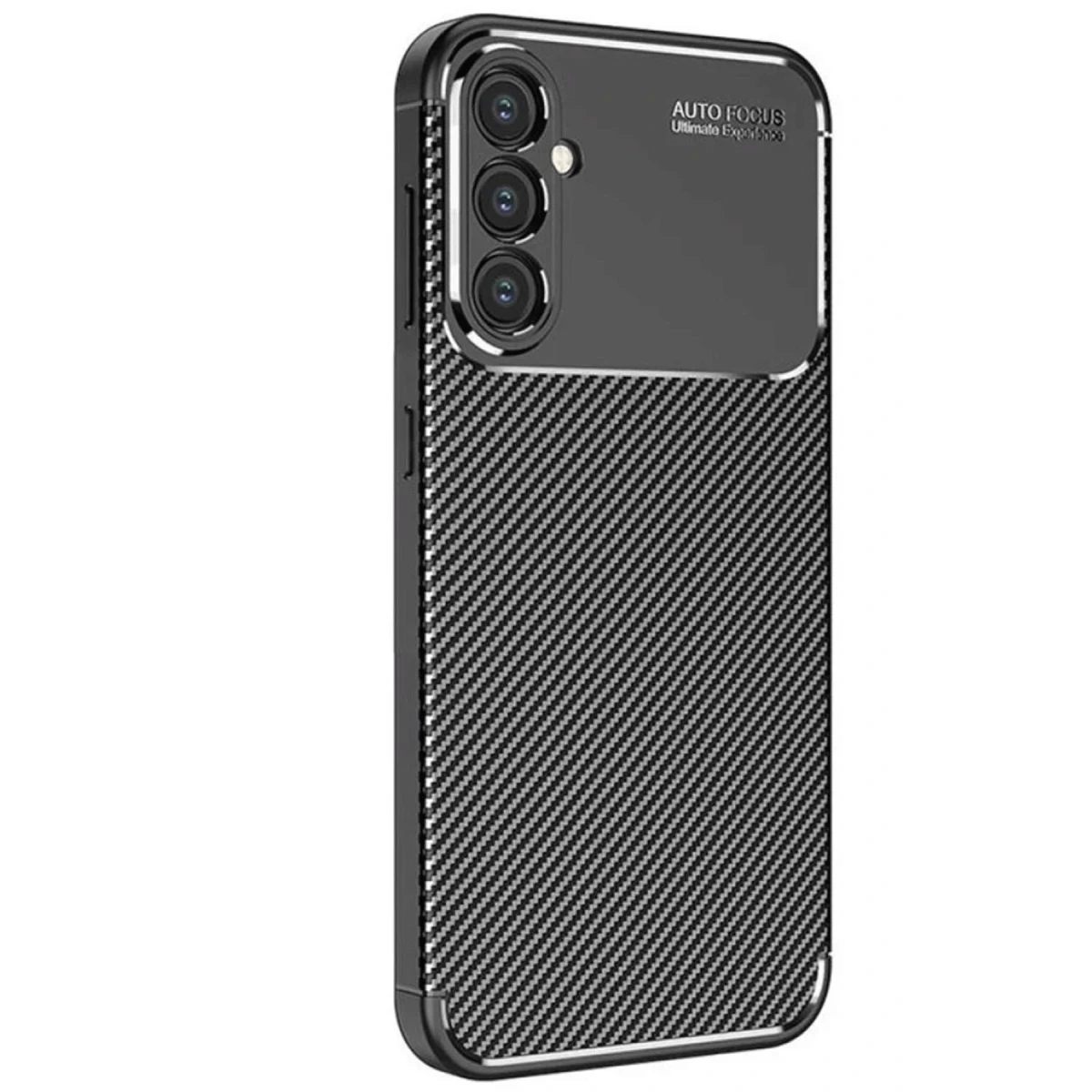 Newface Samsung Galaxy S25 Kılıf Auto Focus Karbon Kapak - Siyah — görsel 2