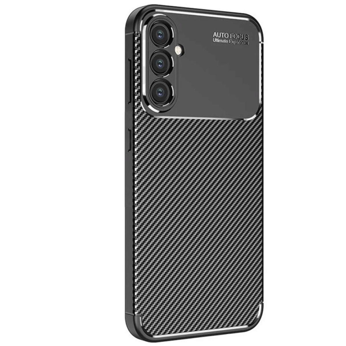 Newface Samsung Galaxy S25 Kılıf Auto Focus Karbon Kapak - Siyah — görsel 3