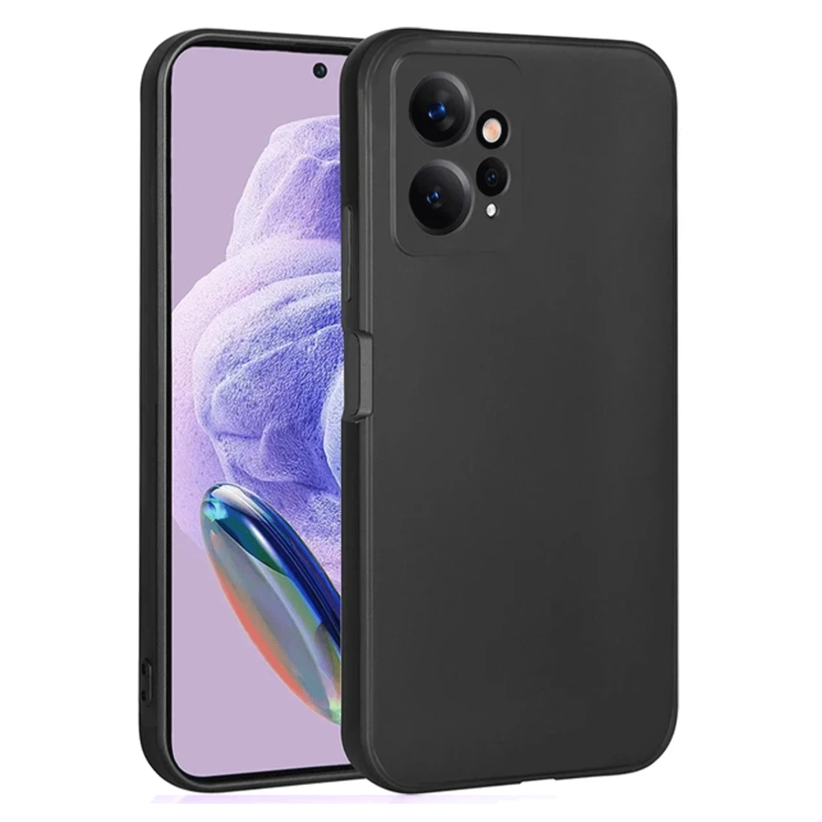 Newface Xiaomi Redmi Note 12 4G Kılıf First Silikon - Siyah — görsel 2
