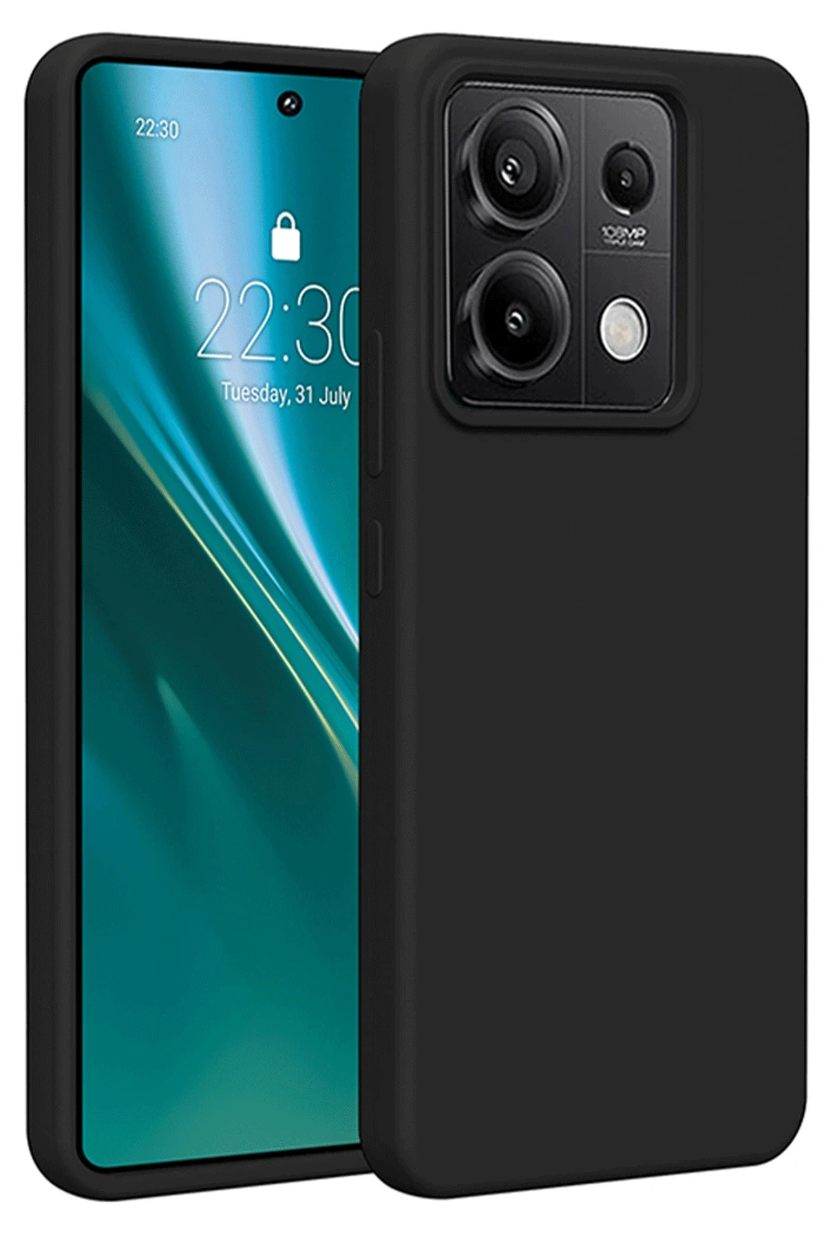 Newface Xiaomi Redmi Note 13 Pro 4G Kılıf First Silikon - Siyah