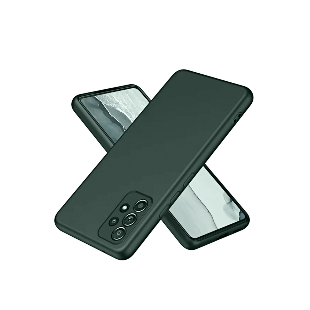 Newface Samsung Galaxy A13 4G Kılıf First Silikon - Koyu Yeşil — görsel 3