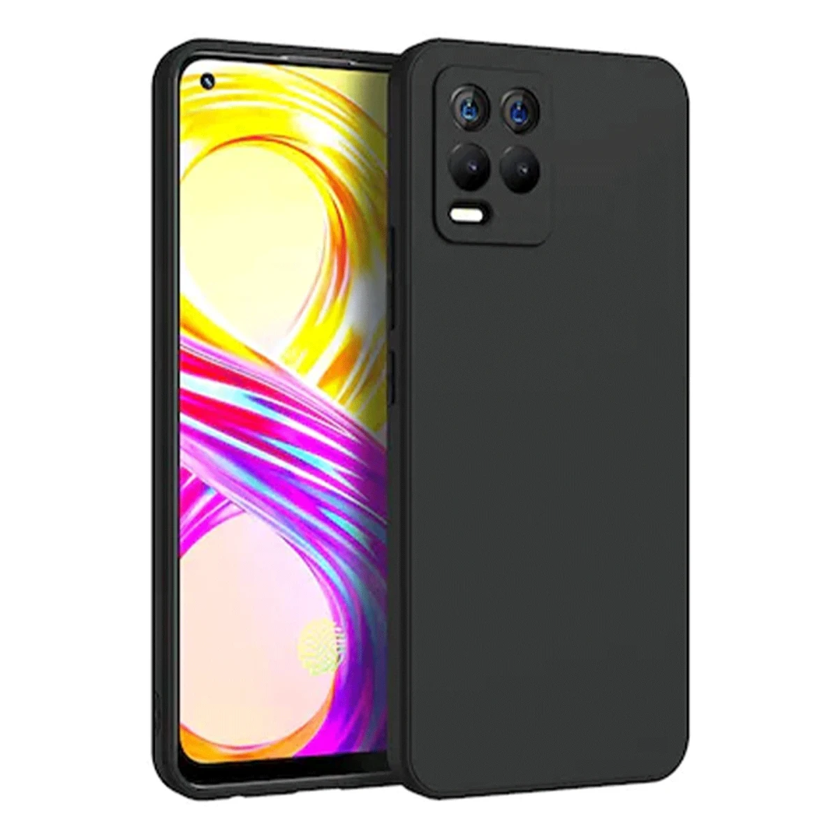 Newface Realme 8 Kılıf First Silikon - Siyah — görsel 2