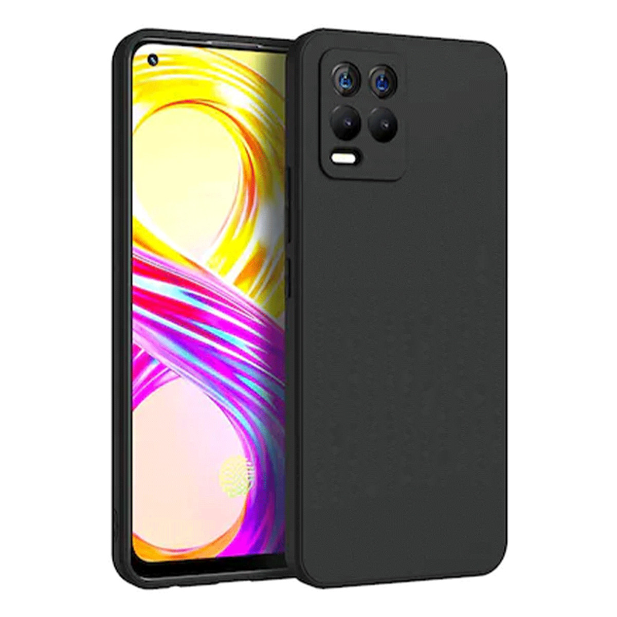 Newface Realme 8 Kılıf First Silikon - Siyah — görsel 3