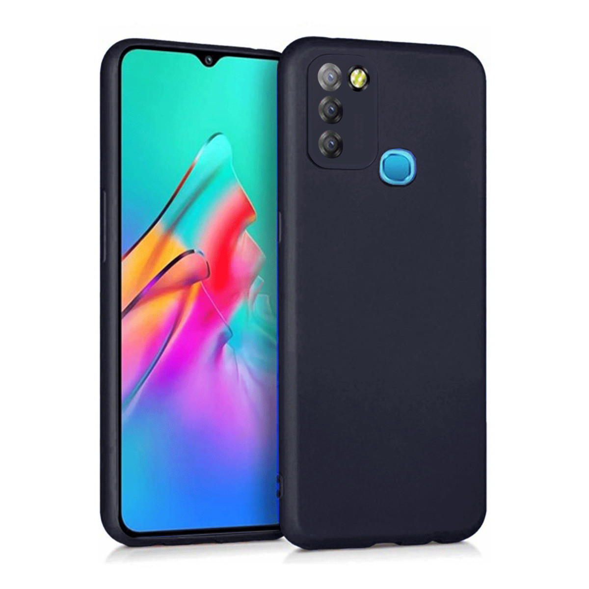 Newface İnfinix Smart 5 Kılıf First Silikon - Siyah — görsel 3