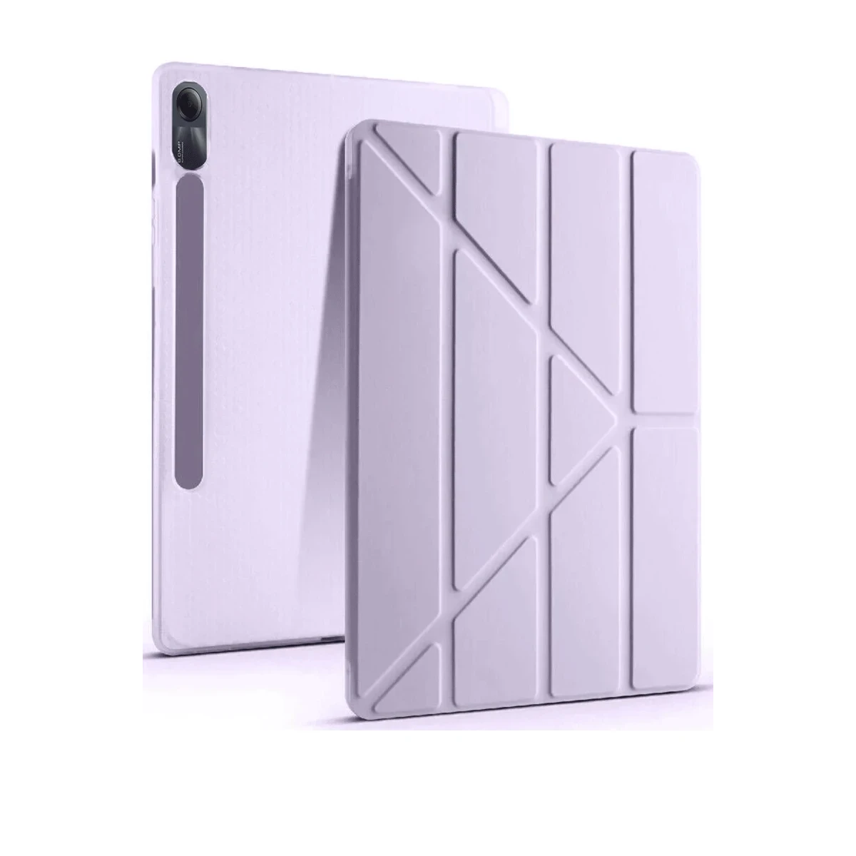 Newface Xiaomi Redmi Pad SE Kılıf Kalemlikli Mars Tablet Kılıfı - Lila