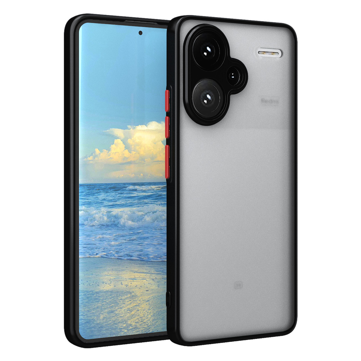 Newface Xiaomi Redmi Note 13 Pro Plus Kılıf Montreal Silikon Kapak - Siyah — görsel 9