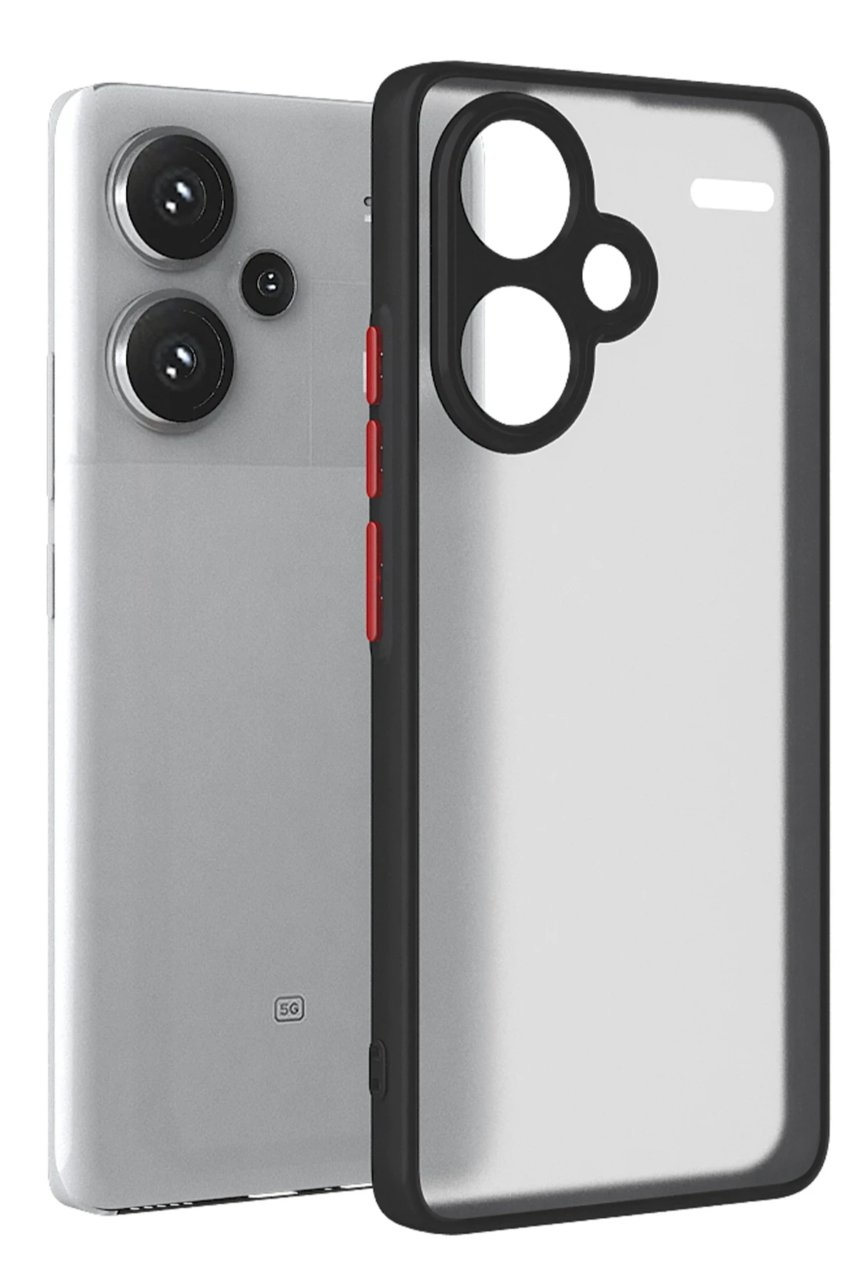 Newface Xiaomi Redmi Note 13 Pro Plus Kılıf Montreal Silikon Kapak - Siyah
