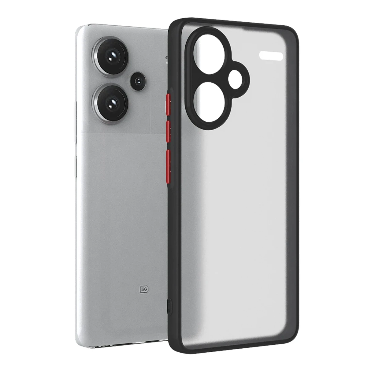 Newface Xiaomi Redmi Note 13 Pro Plus Kılıf Montreal Silikon Kapak - Siyah — görsel 6