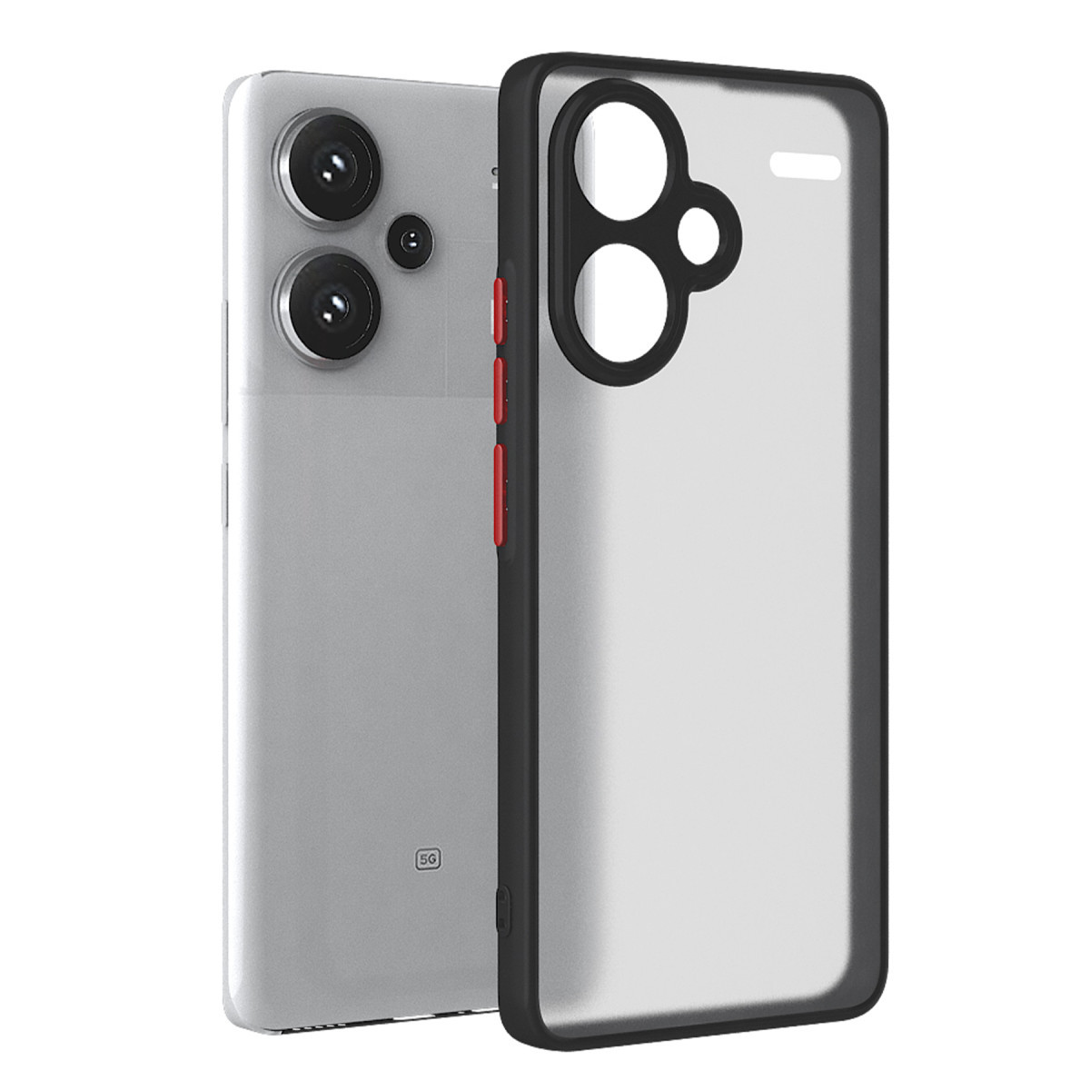 Newface Xiaomi Redmi Note 13 Pro Plus Kılıf Montreal Silikon Kapak - Siyah — görsel 10
