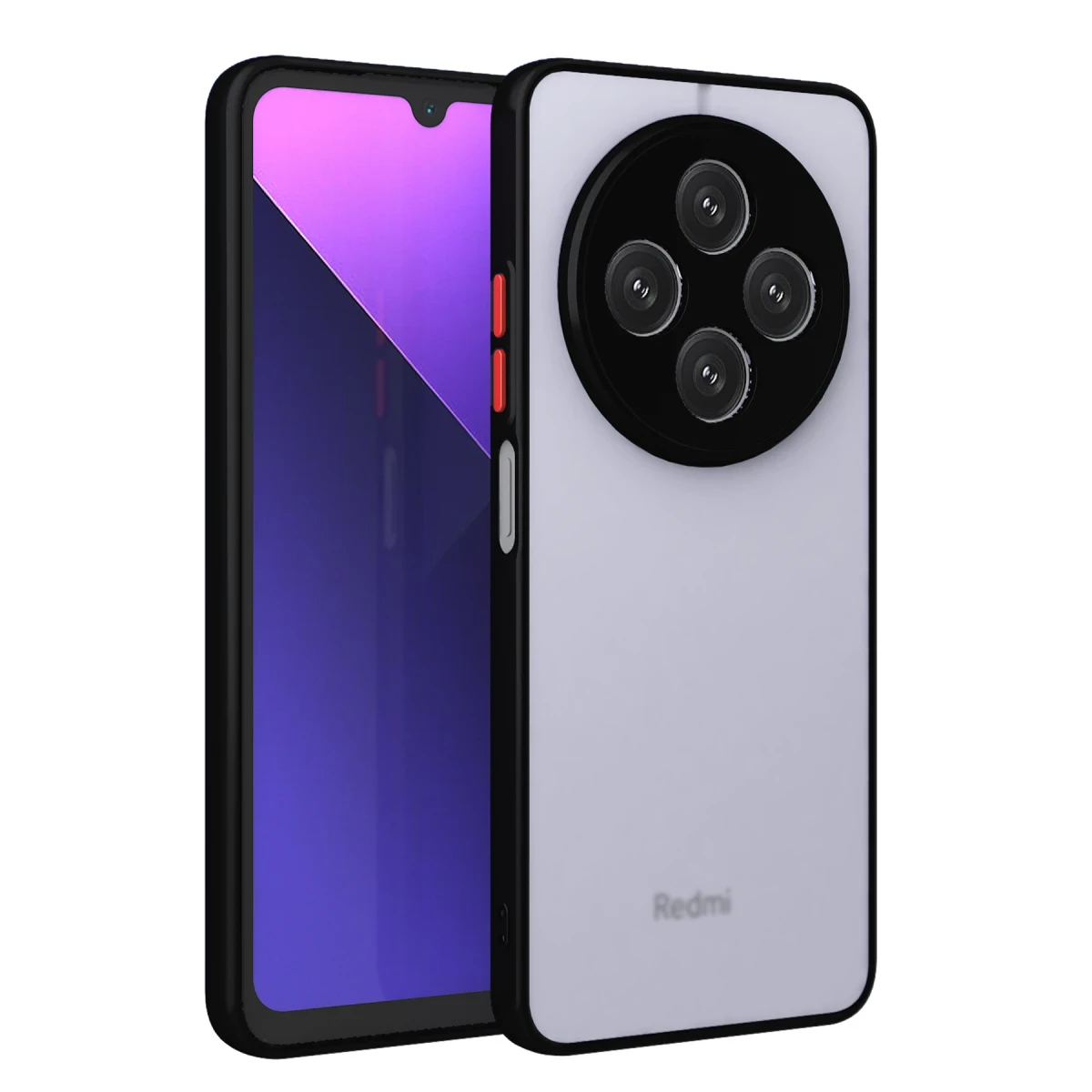Newface Xiaomi Redmi 14C Kılıf Montreal Silikon Kapak - Siyah — görsel 5