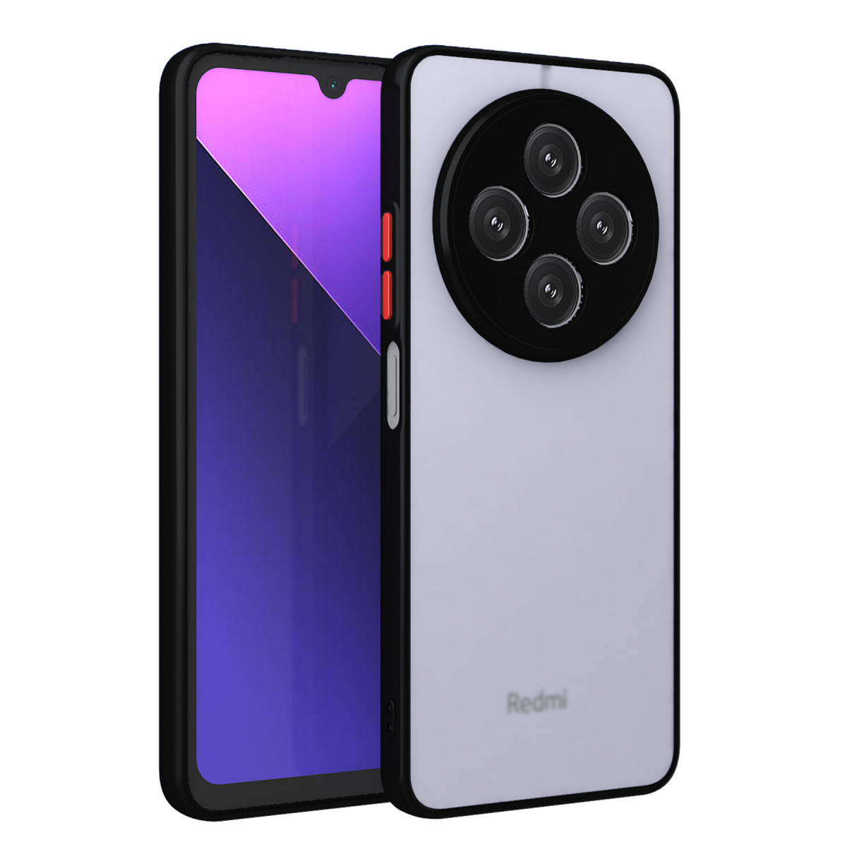 Newface Xiaomi Redmi 14C Kılıf Montreal Silikon Kapak - Siyah — görsel 9