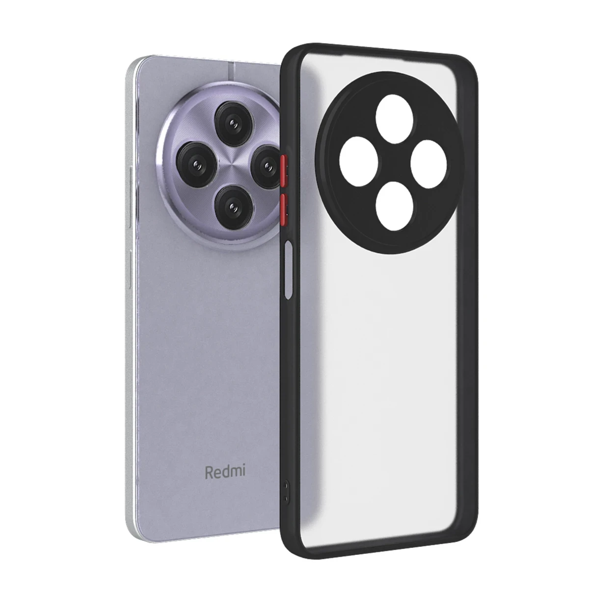 Newface Xiaomi Redmi 14C Kılıf Montreal Silikon Kapak - Siyah — görsel 6