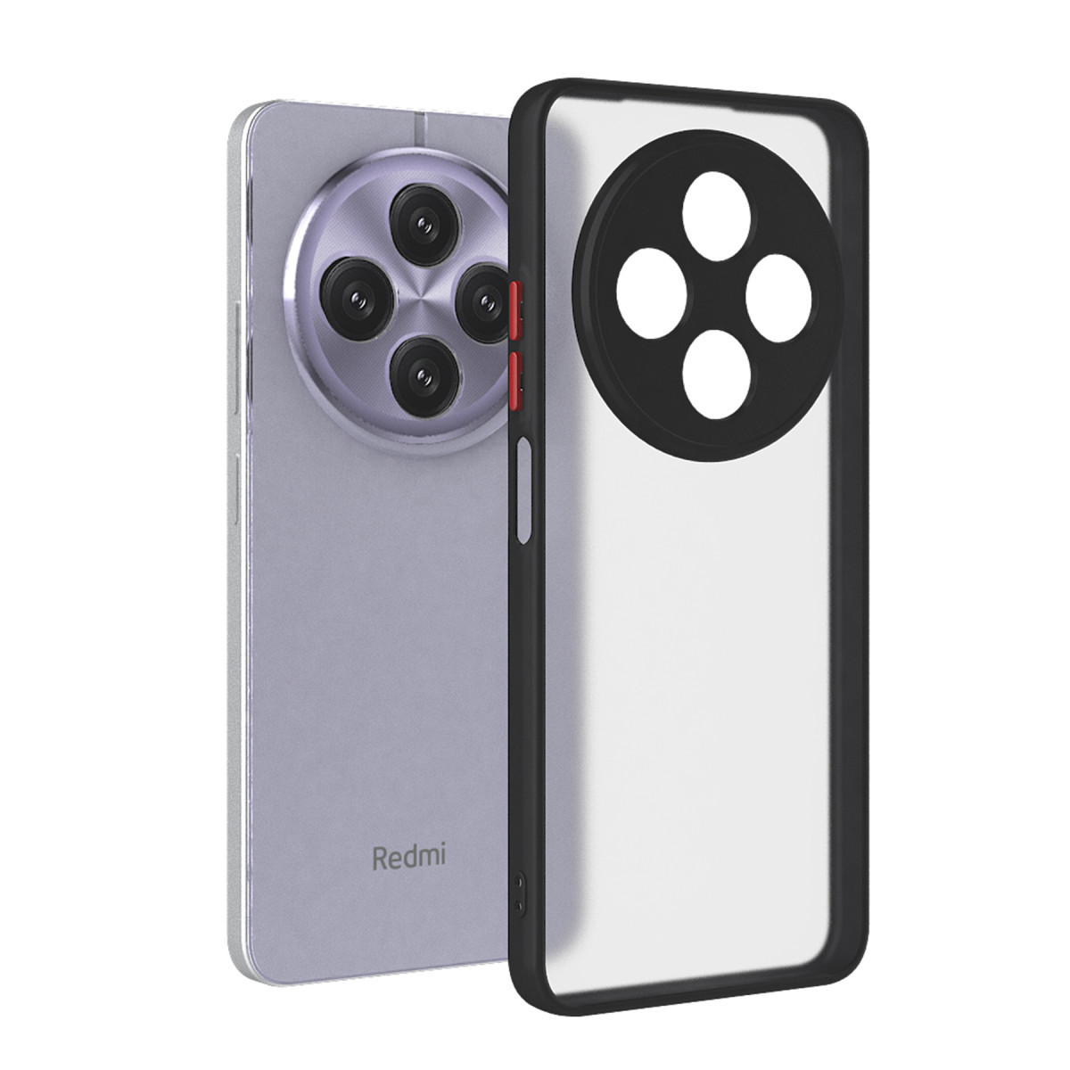 Newface Xiaomi Redmi 14C Kılıf Montreal Silikon Kapak - Siyah — görsel 10