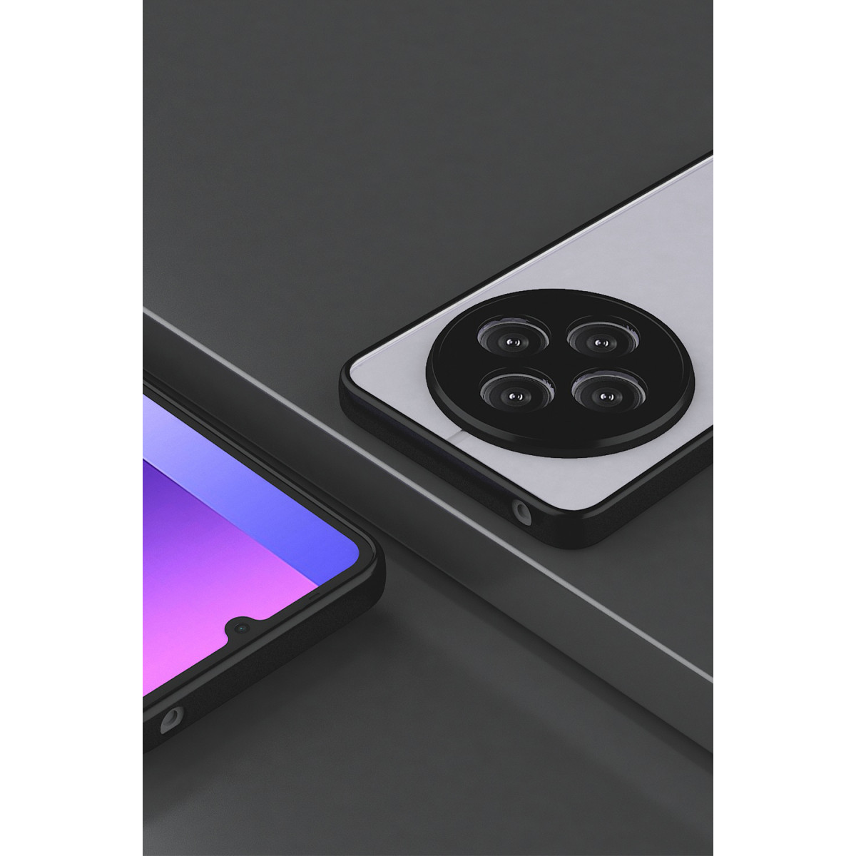 Newface Xiaomi Redmi 14C Kılıf Montreal Silikon Kapak - Siyah — görsel 12