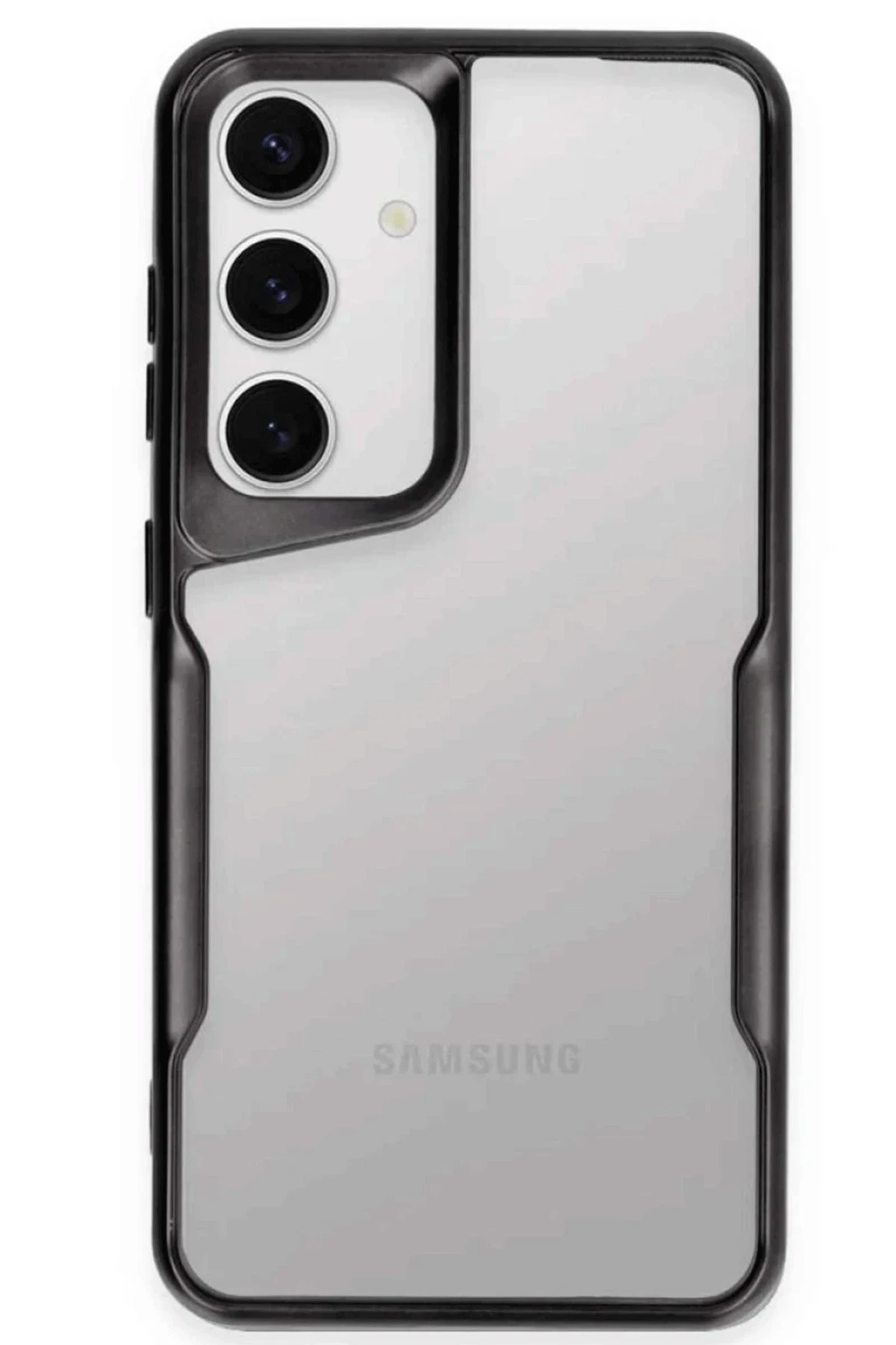 Newface Samsung Galaxy S25 Kılıf Boyi Silikon Kapak - Siyah