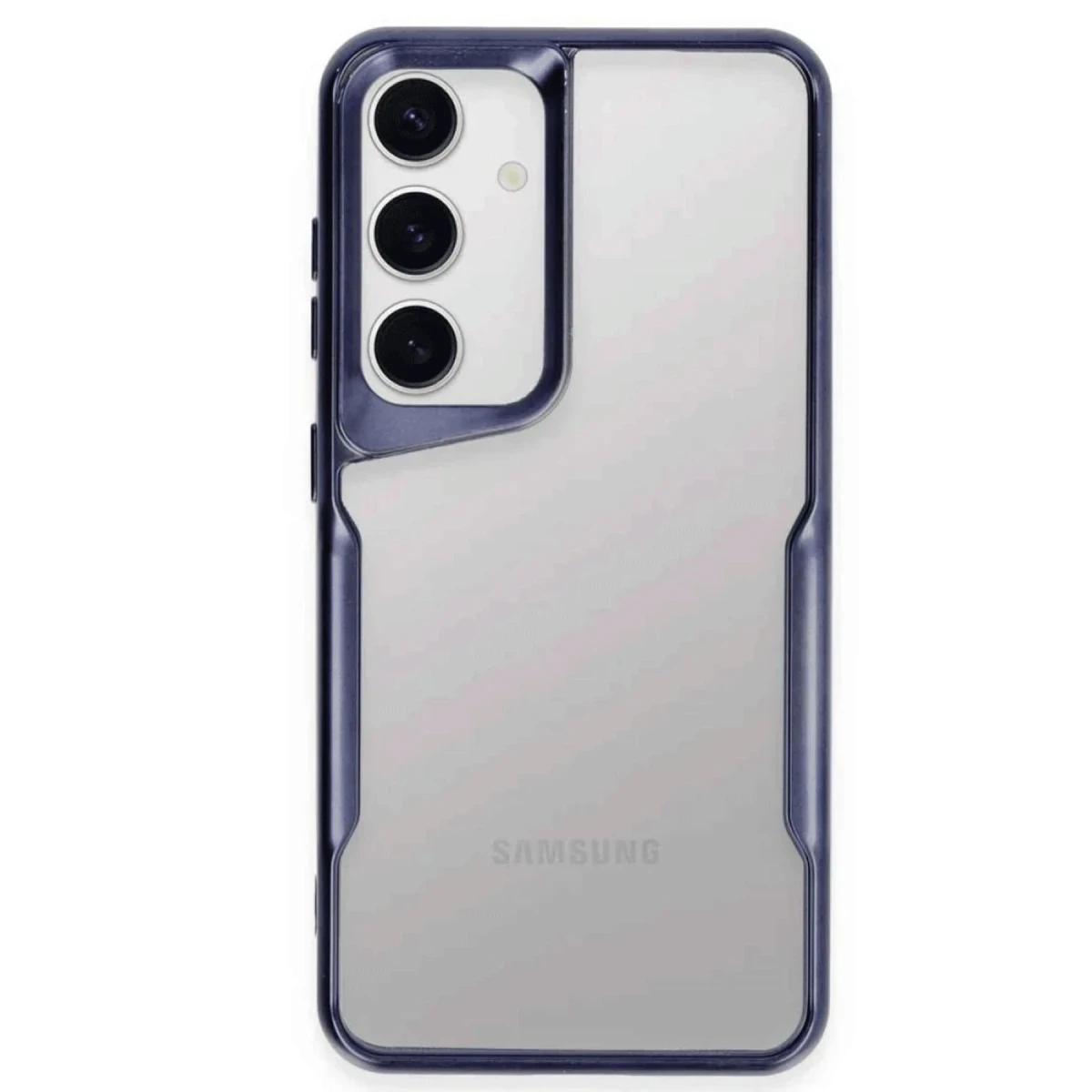 Newface Samsung Galaxy S25 Kılıf Boyi Silikon Kapak - Lacivert