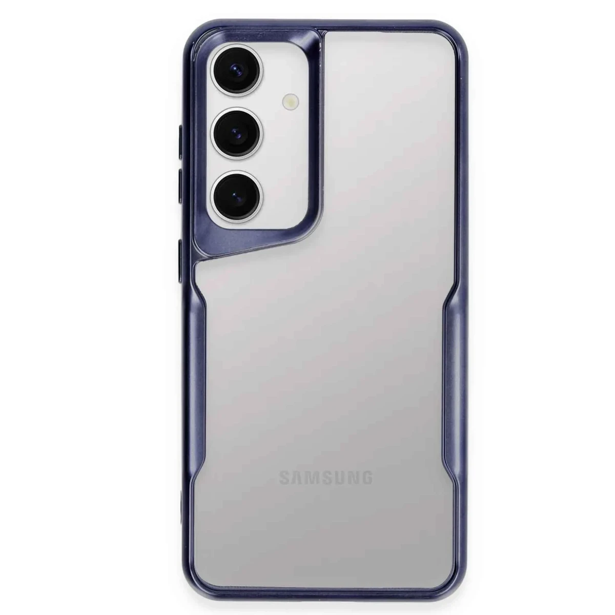 Newface Samsung Galaxy A36 Kılıf Boyi Silikon Kapak - Lacivert
