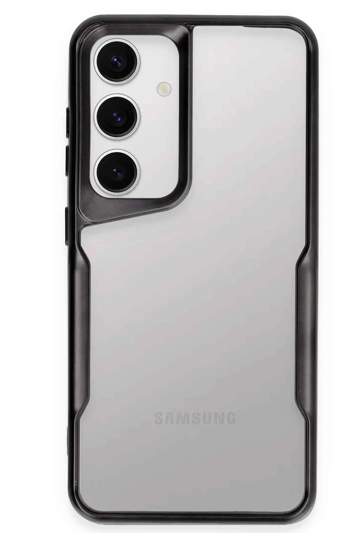 Newface Samsung Galaxy A36 Kılıf Boyi Silikon Kapak - Siyah