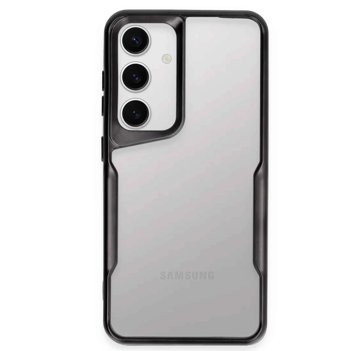 Newface Samsung Galaxy A36 Kılıf Boyi Silikon Kapak - Siyah — görsel 3