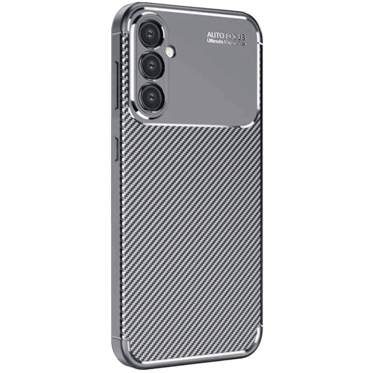 Newface Samsung Galaxy A26 Kılıf Auto Focus Karbon Kapak - Gri