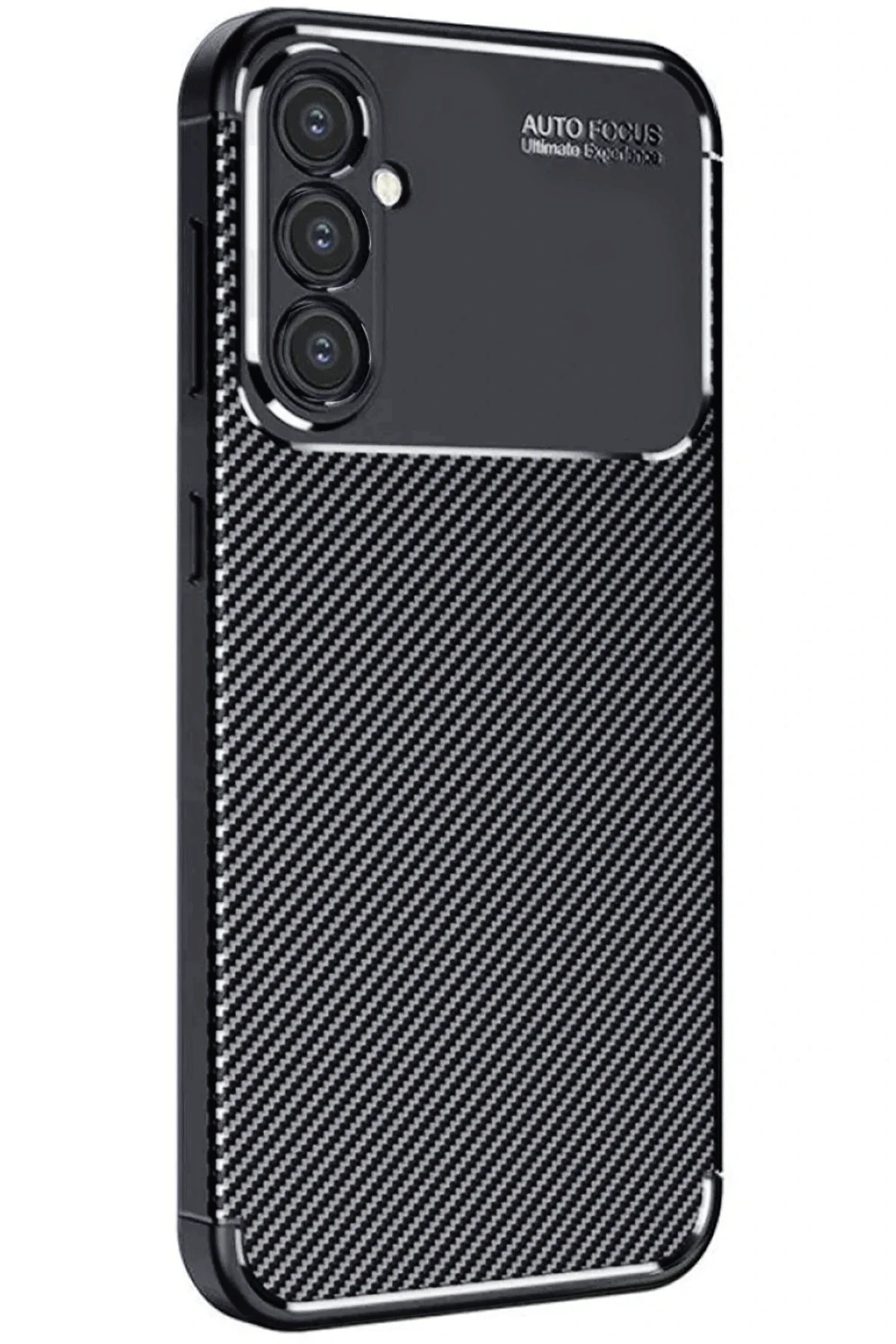 Newface Samsung Galaxy A16 5G Kılıf Auto Focus Karbon Kapak - Siyah