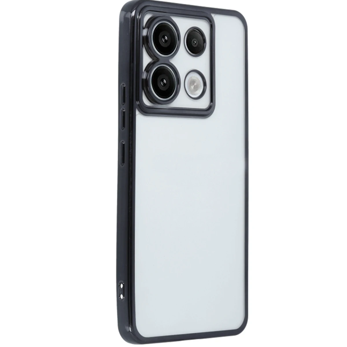 Newface Xiaomi Redmi Note 13 Pro 5G Kılıf Razer Lensli Silikon - Siyah — görsel 4