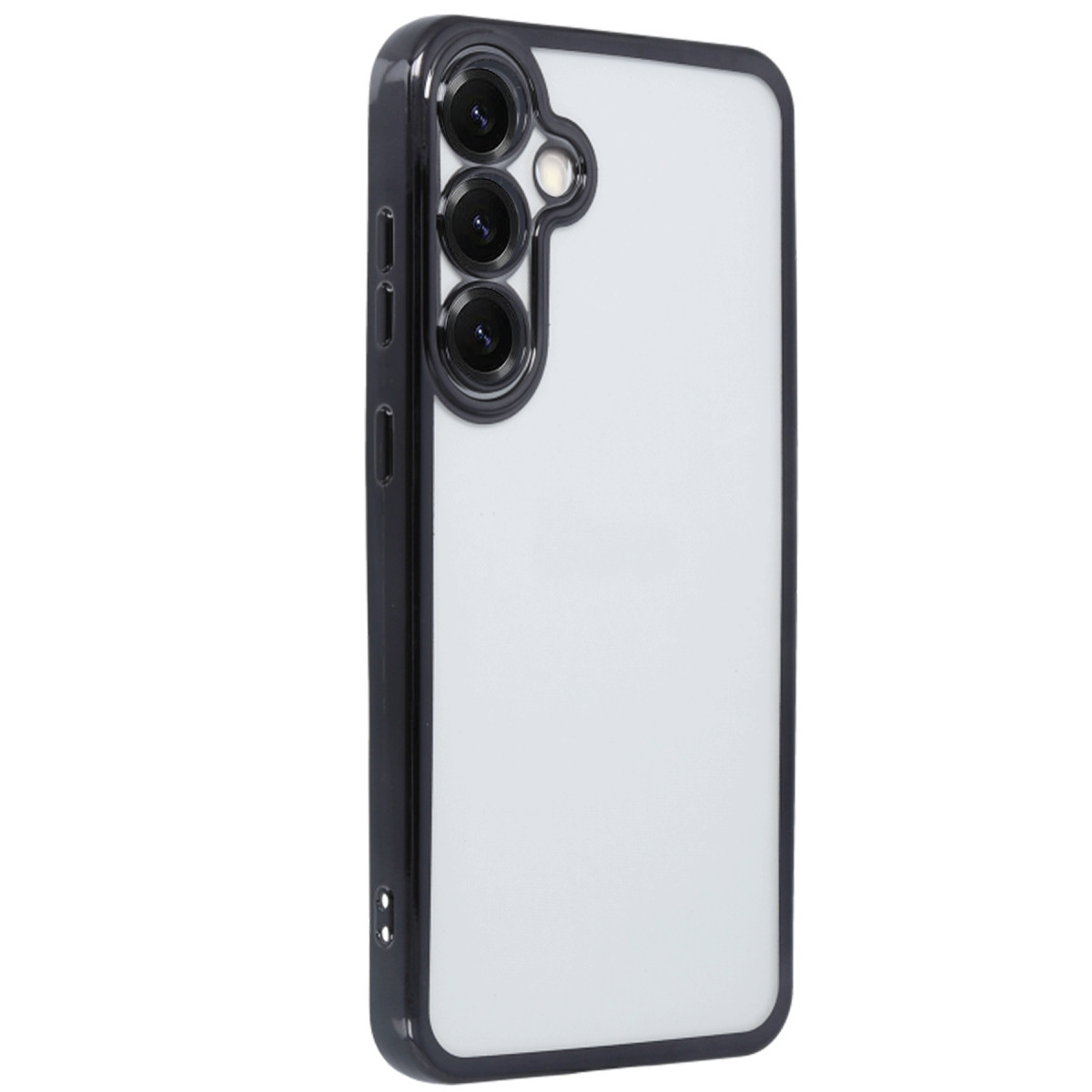 Newface Samsung Galaxy S25 Kılıf Razer Lensli Silikon - Siyah — görsel 6
