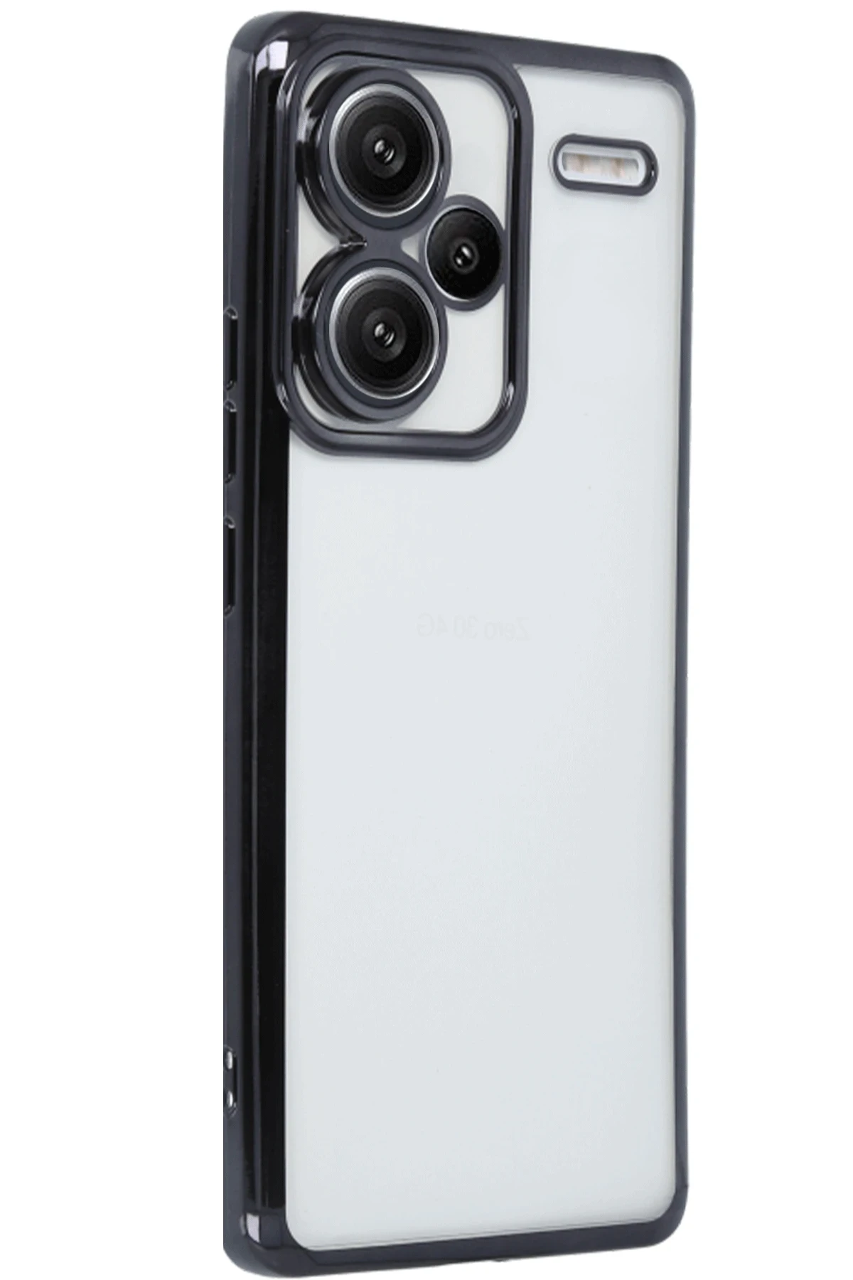 Newface Xiaomi Redmi Note 13 Pro Plus Kılıf Razer Lensli Silikon - Siyah