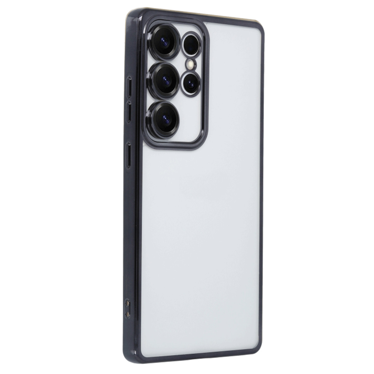 Newface Samsung Galaxy S25 Ultra Kılıf Razer Lensli Silikon - Siyah — görsel 6