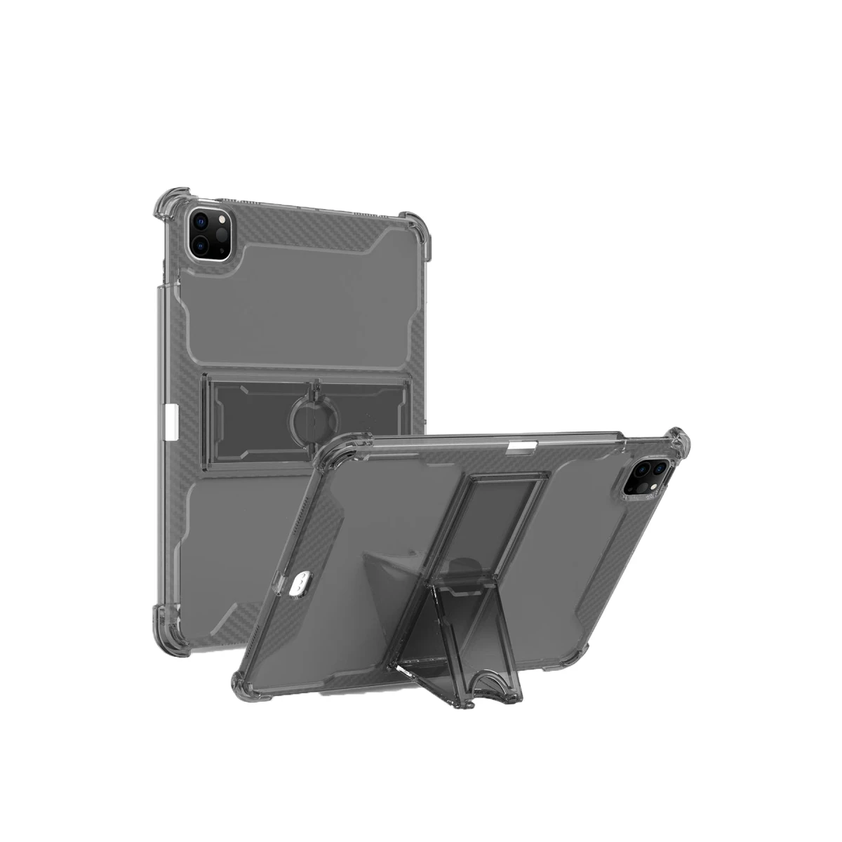 Newface Apple iPad Pro 11 (2022) Kılıf Anti Shock Standlı Tablet Silikon - Siyah — görsel 6