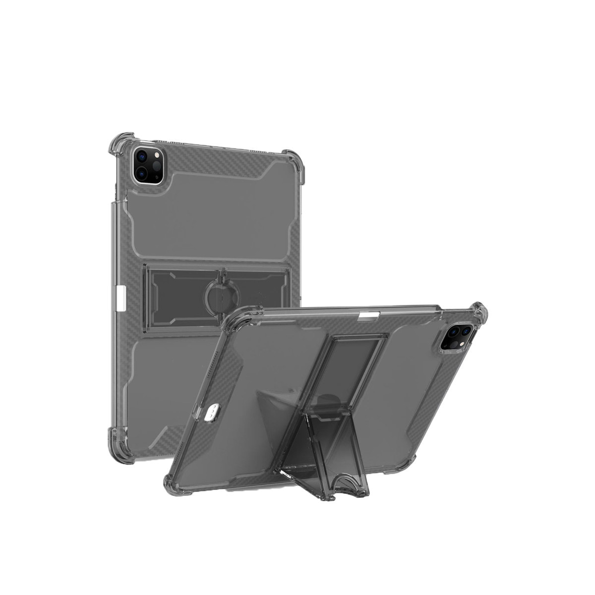 Newface Apple iPad Mini 6 Kılıf Anti Shock Standlı Tablet Silikon - Siyah — görsel 11