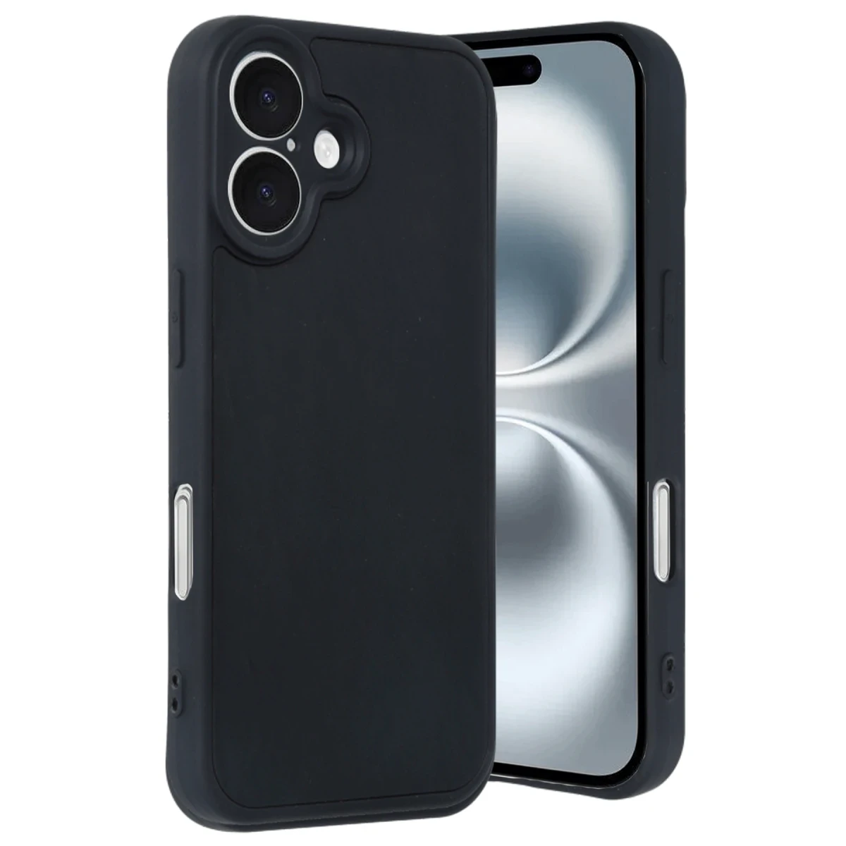 Newface Apple iPhone 16 Kılıf Aras Deri Kapak - Siyah — görsel 3