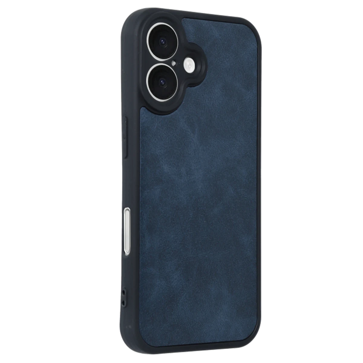 Newface Apple iPhone 16 Kılıf Aras Deri Kapak - Lacivert
