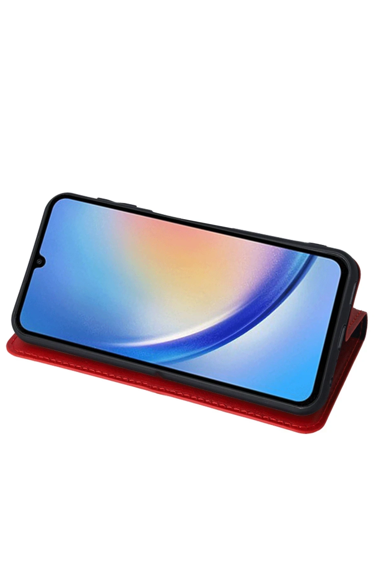 Newface Apple iPhone 15 Trend S Plus Kapaklı Kılıf - Taba