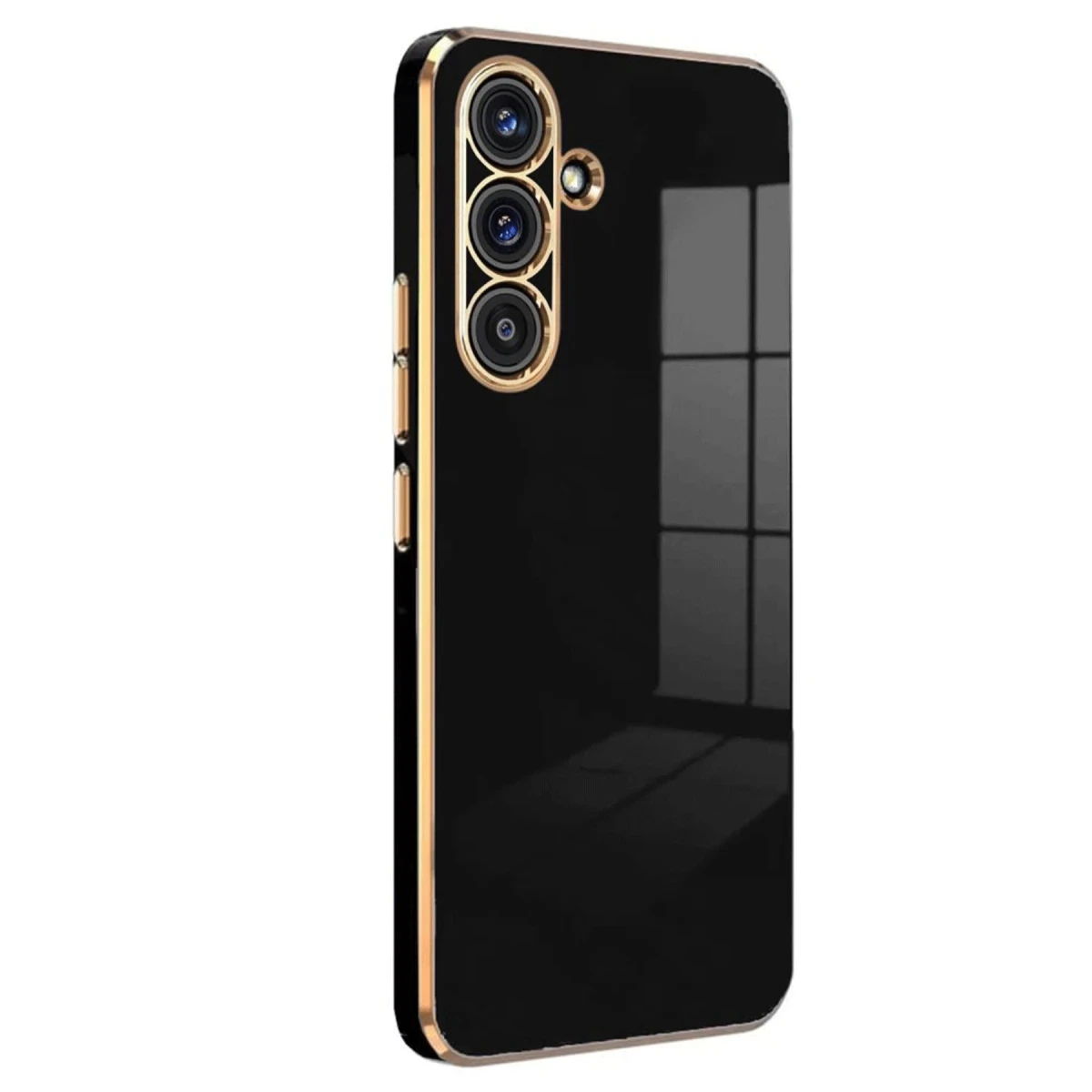 Newface Samsung Galaxy S25 Kılıf Volet Silikon - Siyah — görsel 5