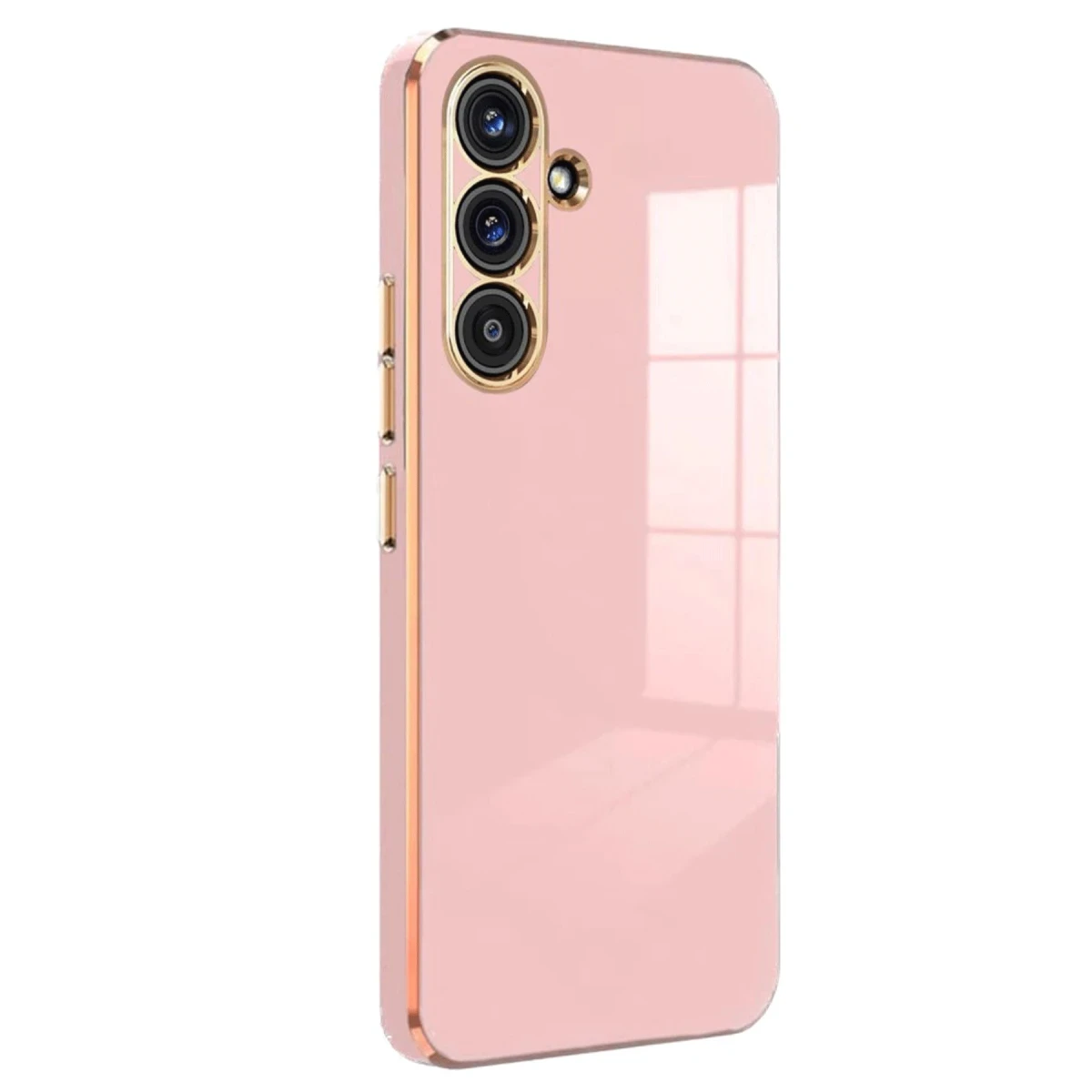 Newface Samsung Galaxy A36 Kılıf Volet Silikon - Pembe
