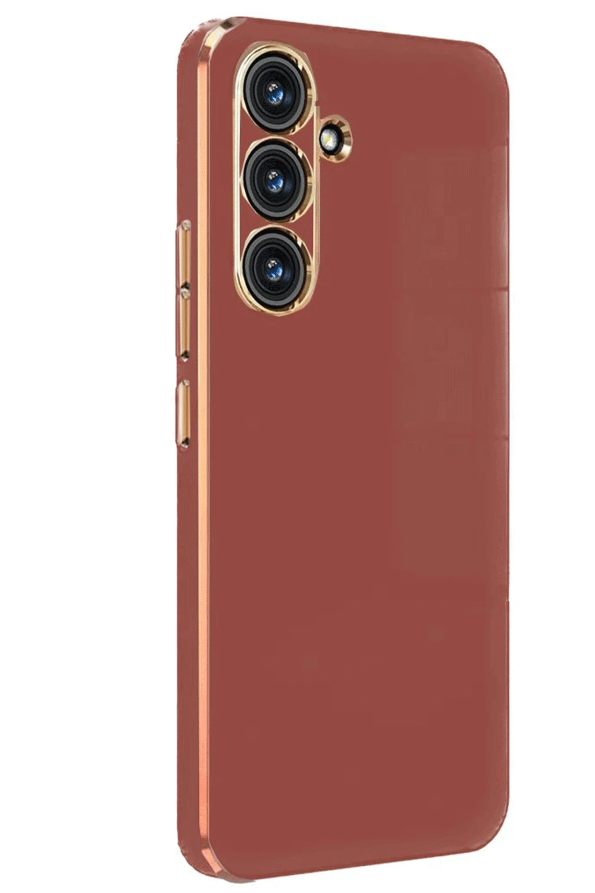 Newface Samsung Galaxy A24 4G Kılıf Volet Silikon - Kırmızı