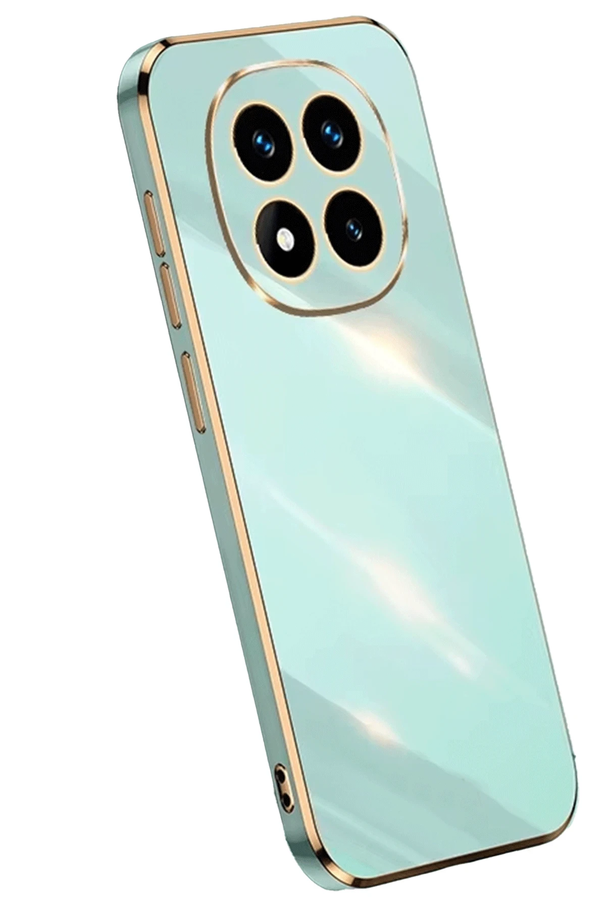 Newface Xiaomi Redmi Note 14 Pro 5G Kılıf Volet Silikon - Açık Yeşil