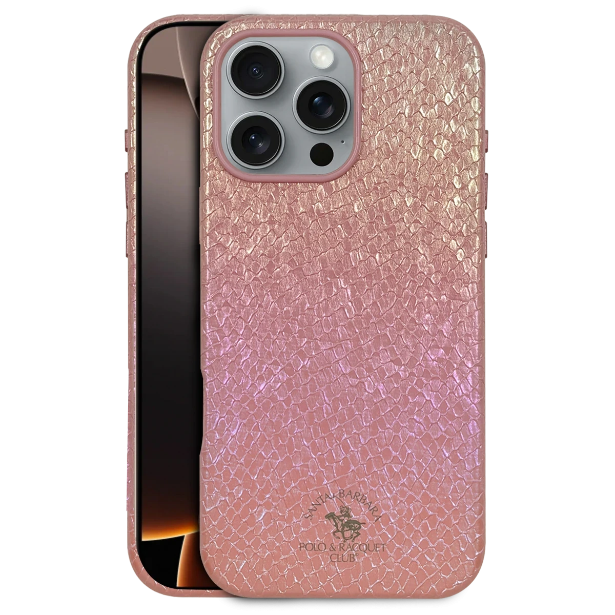 Santa Barbara Polo Racquet Club Apple iPhone 16 Pro Max Tracy Magsafe Kapak - Pembe