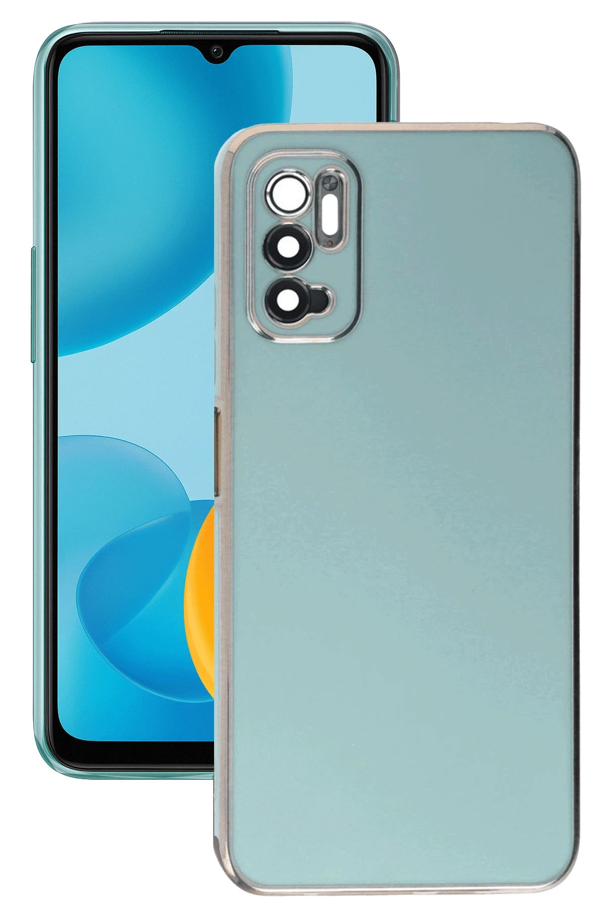 Newface Xiaomi Redmi Note 11 SE Kılıf Volet Silikon - Açık Yeşil