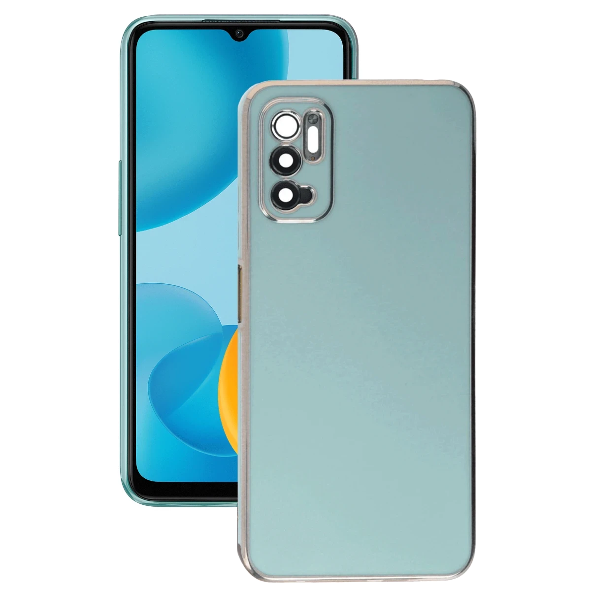 Newface Xiaomi Redmi Note 11 SE Kılıf Volet Silikon - Açık Yeşil