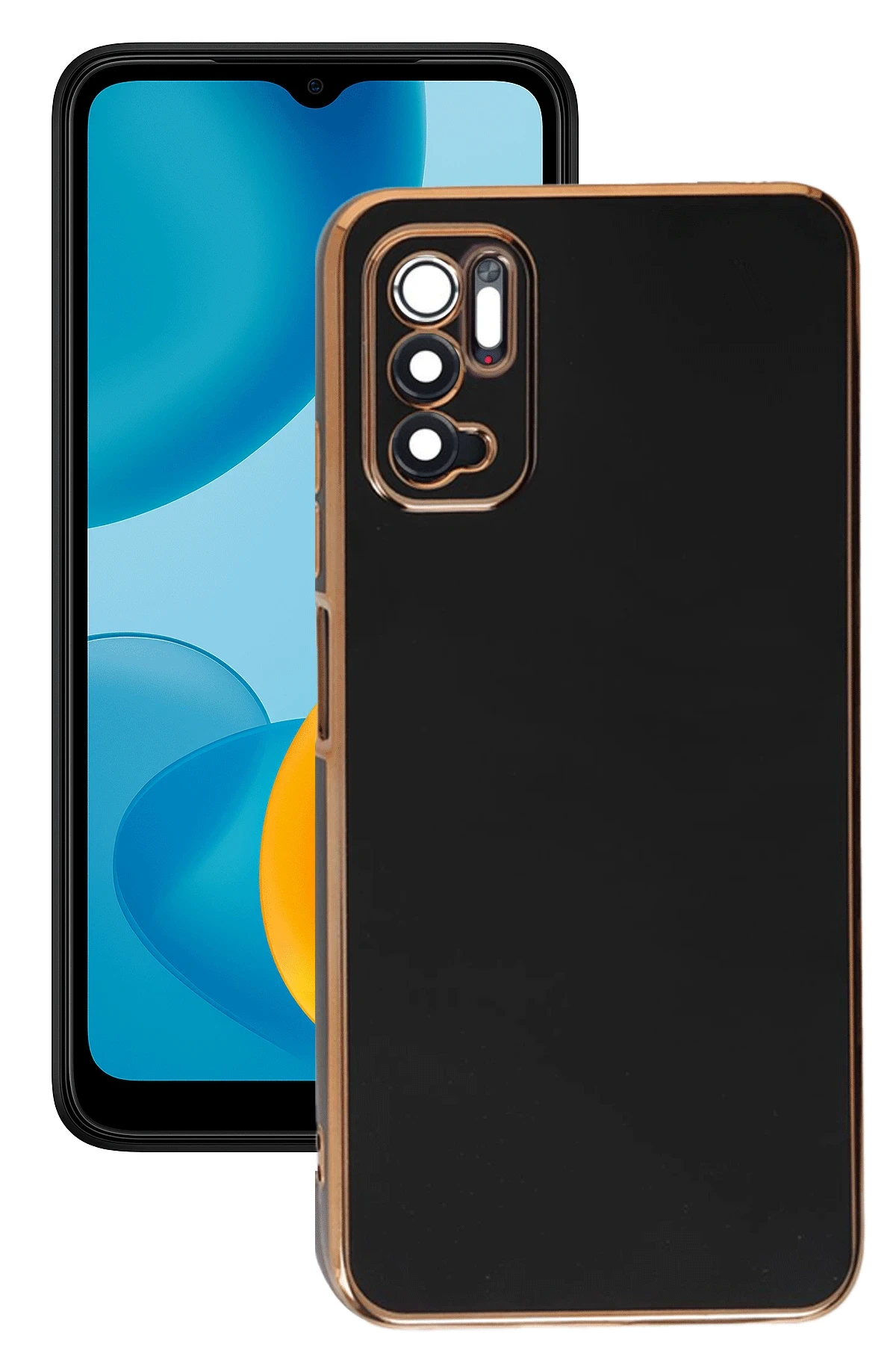 Newface Xiaomi Redmi Note 11 SE Kılıf Volet Silikon - Siyah